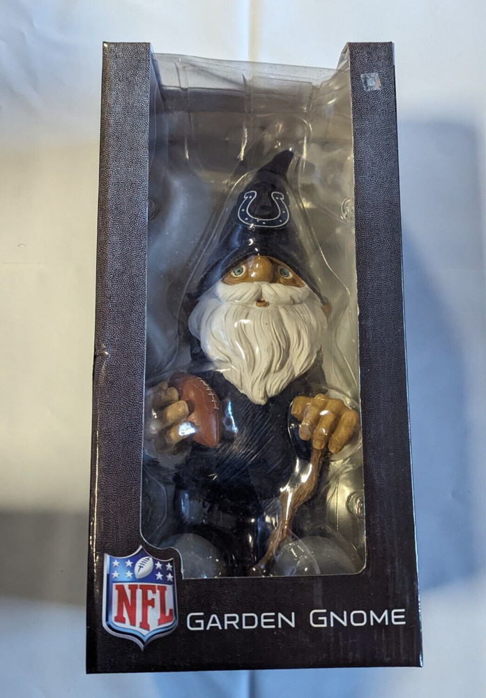 Indianapolis Colts Team Logo Decorative Garden Gnome 11″ Yard Decor NEW NFL