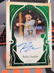 2026 Topps Tier One Bubba Chandler RC #T1XA-BC Talent Auto Green Foil /25