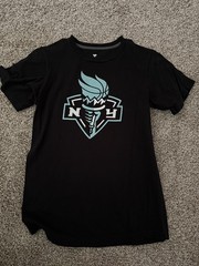 Men’s Sabrina Ionescu Black New York Liberty Playmaker Name & Number T-Shirt S
