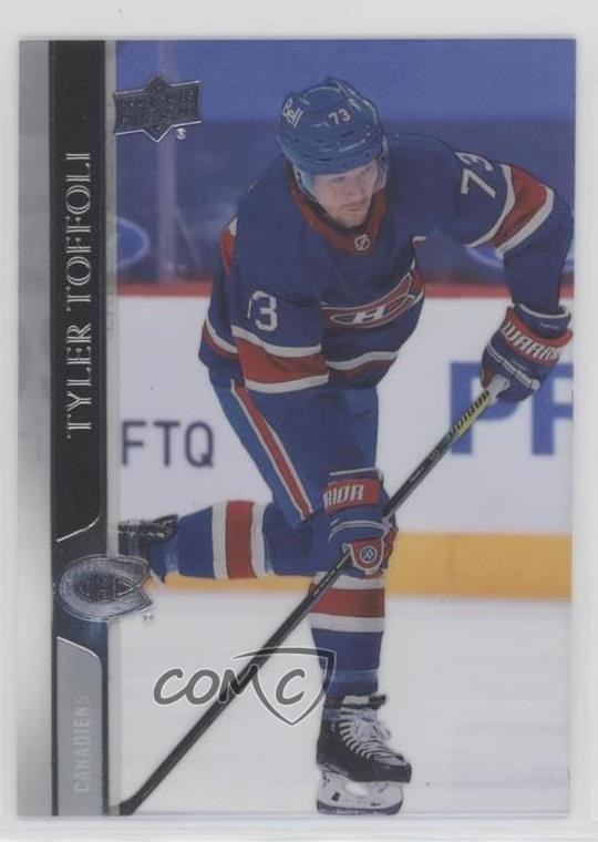 2020-21 Upper Deck Extended Series Clear Cut Tyler Toffoli #574 8hk