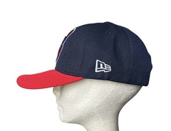 Cleveland Guardians (Indians) 9Forty New Era Snapback Hat Chief Wahoo Navy & Red