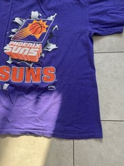 Vintage 1990s Nutmeg Phoenix Suns NBA Double Sided Single Stitch Tee Shirt XL