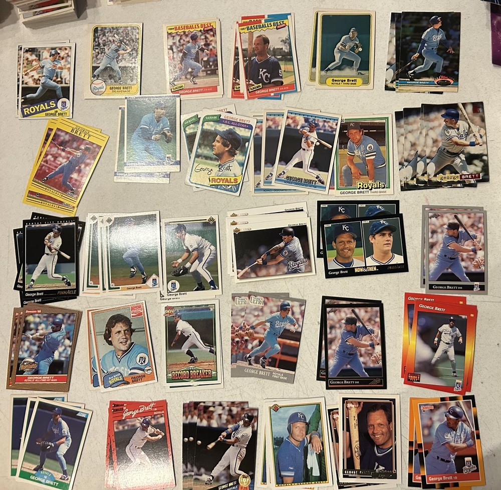 GEORGE BRETT COLLECTORS/WHOLESALE BASEBALL CARD 100+ CT. LOT~FREE S&H