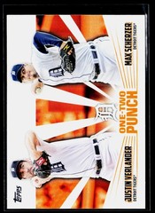 2023 Topps #12P-17 Justin Verlander / Max Scherzer One-Two Punch