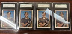 (4) Slabs 1988 TOPPS TRADED #4T ROBERTO ALOMAR SGC Mint 9