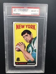 1996 TOPPS 1965 TOPPS REPRINT JUMBO #122 JOE NAMATH PSA 10 GEM MINT LOW POP