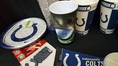 Indianapolis Colts Lot Of Collectibles, Party Supplies, NFL Football