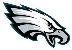 Philadelphia Eagles Football HTV Heat Transfer Vinyl Iron On (NOT A PATCH)