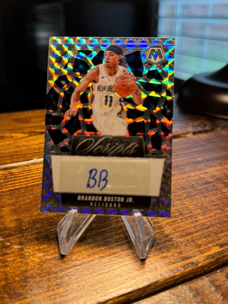 2024-25 MOSAIC SCRIPTS BRANDON BOSTON JR. CARD #MS-BBJ NEW ORLEANS