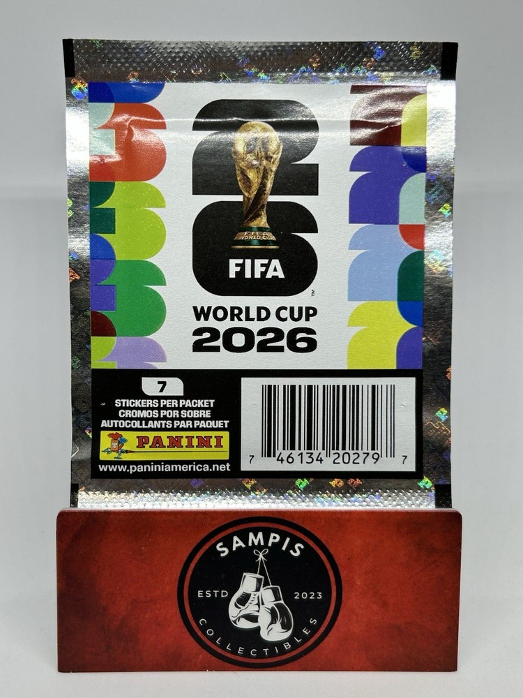 2026 Panini FIFA World Cup Sticker Exclusive Limited Edition Single Pack – New