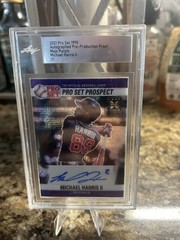 2021 Leaf Pro Set 1990 Michael Harris II Autograph Pre-Production Proof #’d 1/1