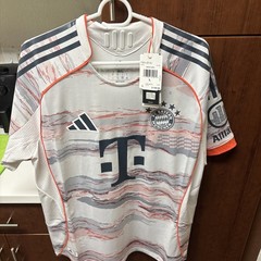 Adidas FC Bayern Munich 2025/2026 Authentic Away Jersey White Size Large JJ2145
