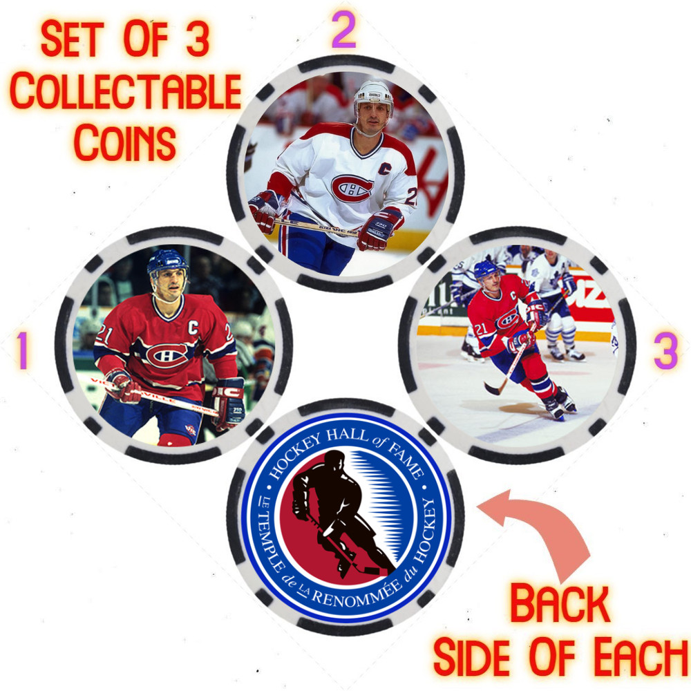 GUY CARBONNEAU – HOCKEY HALL OF FAME – COLLECTABLE COIN SET