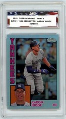2019 Topps Chrome Refractor 1984 Aaron Judge #84TC-1 AGC 9 Mint New York Yankees