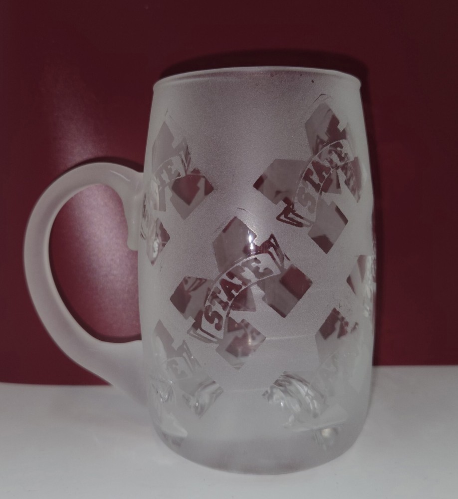Mississippi state Clear frosted glass.