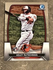 🔥⬛️Adley Rutschman🟧🔥2022 Rookie 100X Card Lot Topps Bowman Refractors Mojo