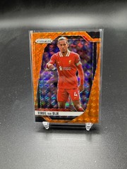 Virgil van Dijk Orange Mosaic 2024-25 Panini Prizm Premier League #52 Liverpool