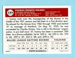 1952 Topps Baseball Reprints — the missing 5 cards