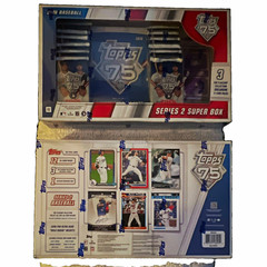 2 NEW Topps 2026 Series 2 Super Box Topps 75 MLB 12 Cards Exclusive Oversized