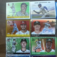 2025 Topps Chrome Platinum – 27 Card Lot Refractors, Numbered, Autos, etc