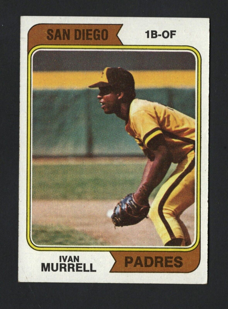 1974 Topps Baseball #628 Ivan Murrell, San Diego Padres – Wrong Back #A236