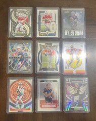 Drake Maye Lot of 9 – 7 Rookie Cards – 7 Inserts – Panini Prizm/Select/Phoenix