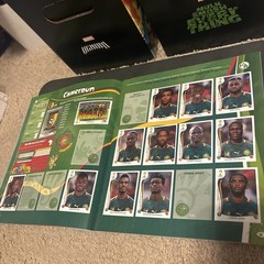 2014 Panini FIFA World Cup Brasil Soccer Stickers Album 65-75 % completed
