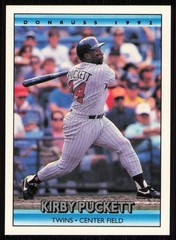 1992 Donruss #617 Kirby Puckett Minnesota Twins Card