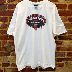 1999 D.C. United MLS Cup Champions Pro Player T-Shirt White (XL)