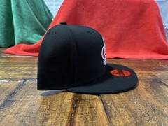 Montreal Expos Black Red White Blue New Era Fitted 7 3/4 Green UV
