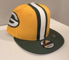 New Era 9FIFTY Green Bay Packers Helmet Hat Cap Snapback Adjustable NFL NWT