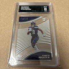 2022 Panini Chronicles – Clear Vision RC Kenneth Walker III #CVR-4 (RC) GMA 10