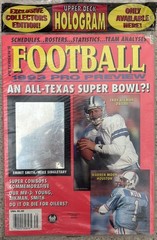 Petersen’s Football 1993 Pro Preview – Troy Aikman / Warren Moon Cover – Upper D