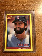 1991 Topps Baseball Wax Card Bottom # M Jeff Readon
