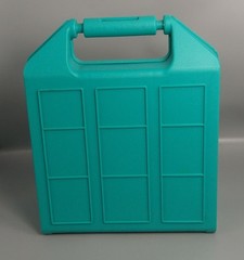 Pro-Index System Sports/TCG Card Storage Box Carrying Case TEAL Pokemon/MTG Card