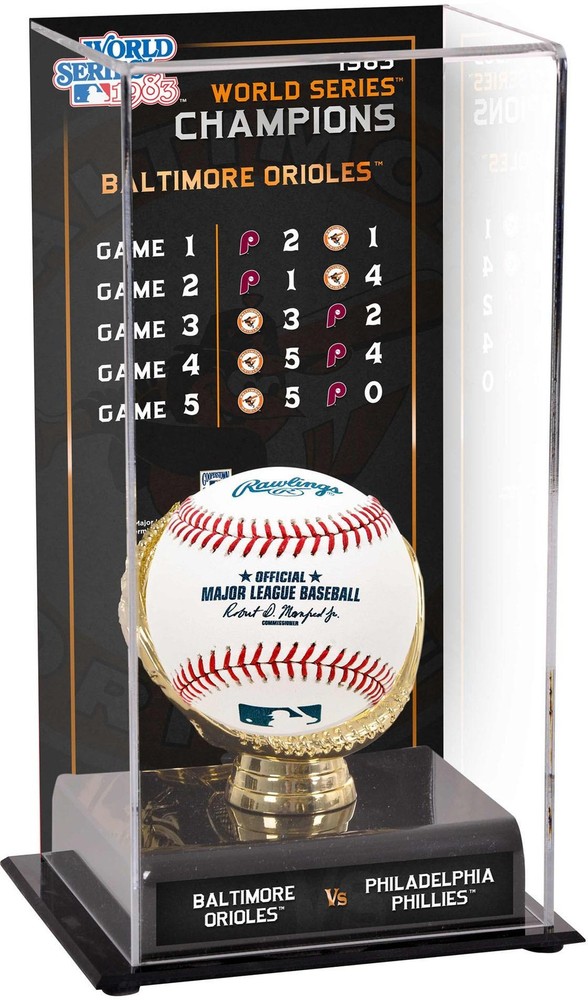Baltimore Orioles 1983 World Series Champs Case & Series Listing Image