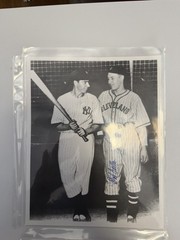 Joe DiMaggio & Bob Feller Autographed New York Yankees 8×10 JSA