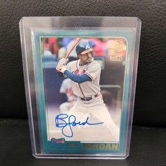 2017 Topps Archive Fan Favorites Brian Jordan On Card Auto Atlanta Braves