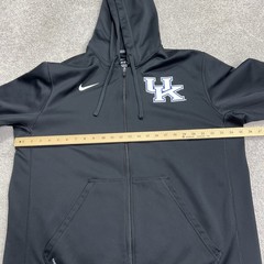 Kentucky Wildcats UK Hoodie Mens XL Black Sweatshirt Nike Therma Fit Full Zip