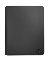 4 Pocket Toploader Binder – Holds 128 Cards Zip Leather Album for TCG Cards