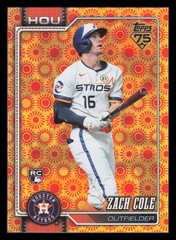ZACH COLE RC Holiday Sun 2026 Topps Series 2 #601 Houston Astros
