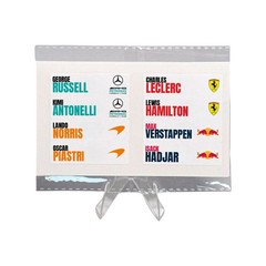 22 Custom 2026 F1 Driver Labels For BCW Sports Card Dividers | LABELS ONLY