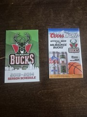 2013-14 Milwaukee Bucks Pocket Schedule