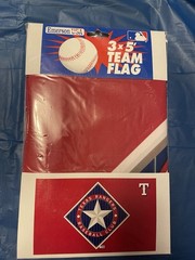Texas Rangers Emerson USA 3′ x 5′ MLB Spirit Flag Vintage 1999 New