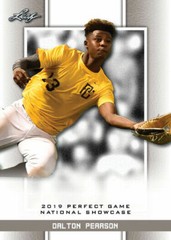 DALTON PEARSON 2019 “1ST EVER PRINTED” LEAF PERFECT GAME NIKE ROOKIE CARD #122!