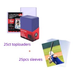 25/100/200/500/1000/2000CT 3″x4″ Toploaders & Free Sleeves For 35pt Standard TCG