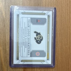 Panini 2023 Nat’l Treasures Collegiate Shedeur Sanders Auto /25 TLS-SSS