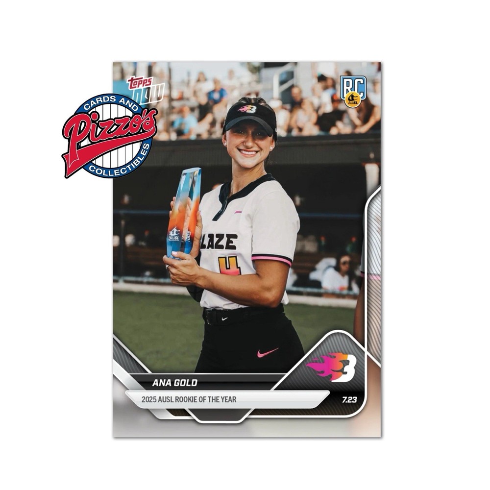 Ana Gold RC Rookie Of The Year 2025 AUSL Topps NOW Card 24 In Hand