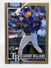 2026 Topps #25 Carson Williams Gold #/2026 RC