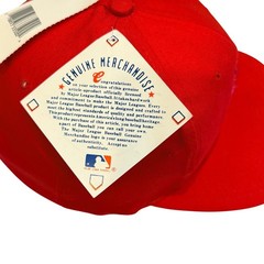 Vtg 1990’s Louis Cardinals Logo 7 Snapback Hat Cap Red MLB New Deadstock